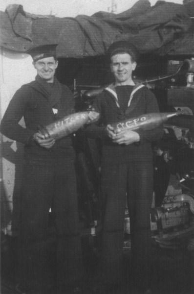 Hary with Leonard Emery onboard Acasta